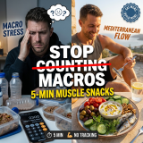 The 5-Minute Mediterranean Muscle Snack System: Eat More, Build Lean Mass, Never Count Macros